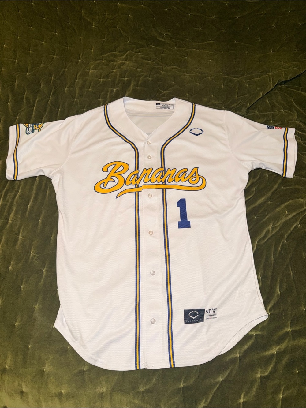 Official Savannah Bananas Baseball Jersey